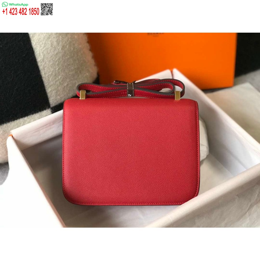 ماکت کیف هرمس کنستانس صلیب بادی چرم اپسوم طلایی H28411