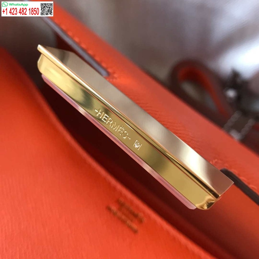 Replica Hermes Constance Geanta Cross Body Piele Epsom Gold H28409