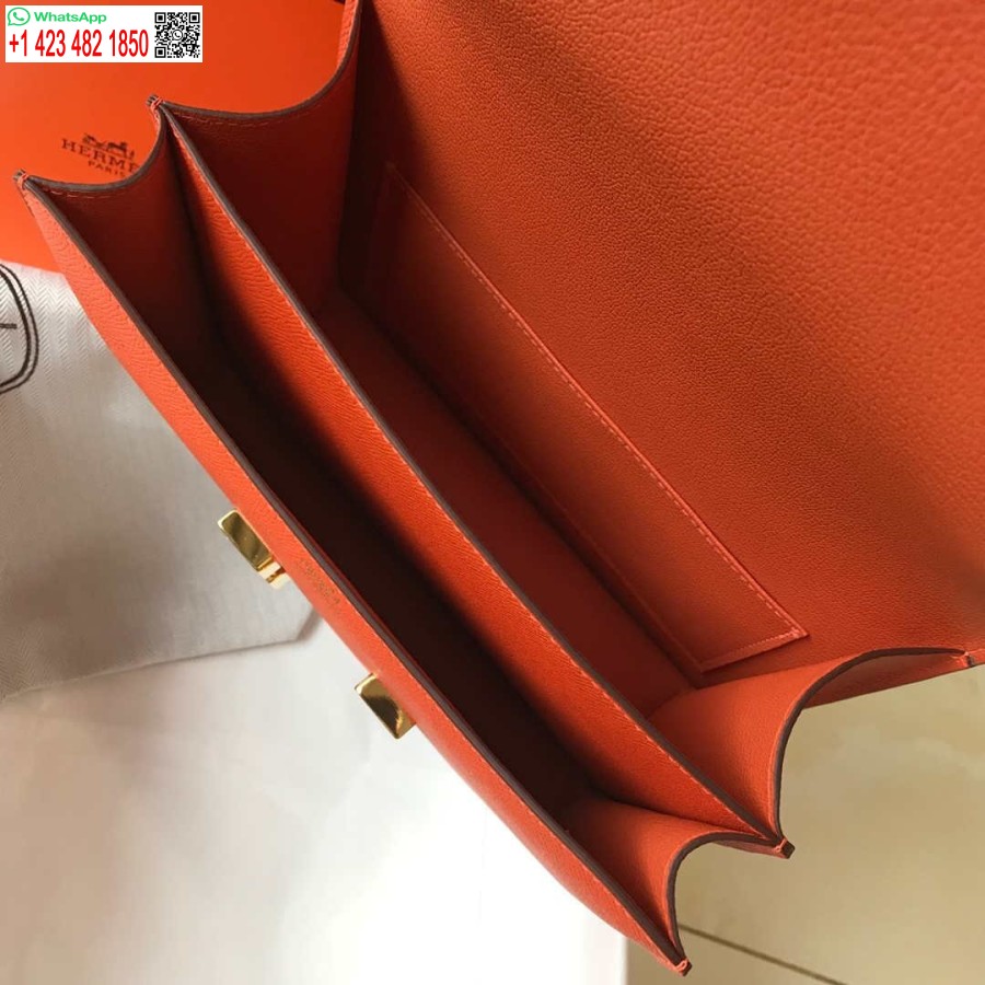 Replica Hermes Constance Geanta Cross Body Piele Epsom Gold H28409
