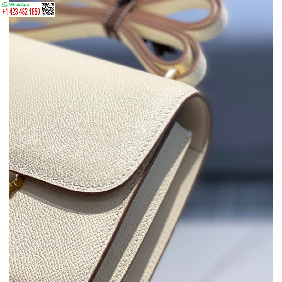 Réplique Hermes Constance Sac à Bandoulière En Cuir Epsom Or H28414