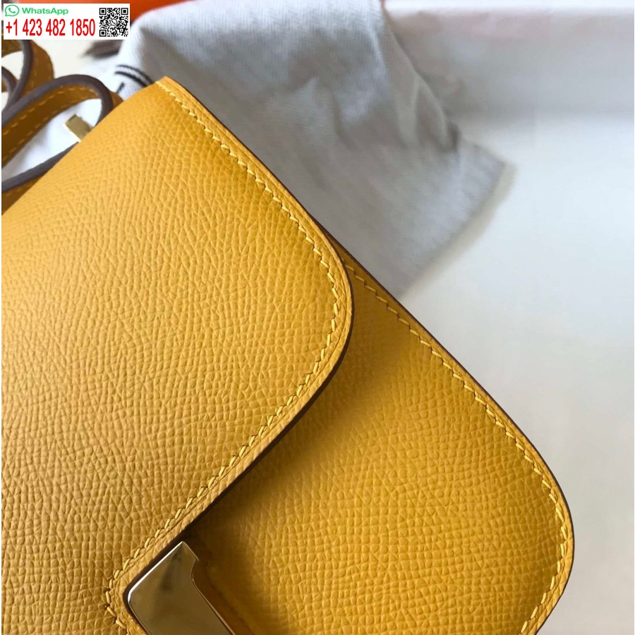 Replica Hermes Constance Cross Body Bag Epsom Leather Gold H28413