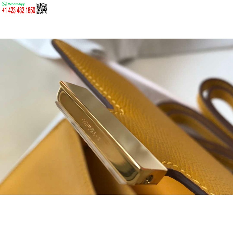 Replica Hermes Constance Cross Body Bag Epsom Leather Gold H28413