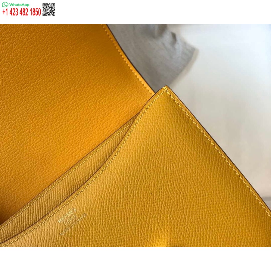 Replica Hermes Constance Cross Body Bag Epsom Leather Gold H28413