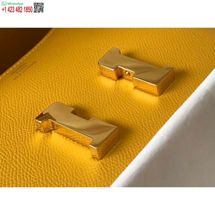 Replica Hermes Constance Cross Body Bag Epsom Leather Gold H28413