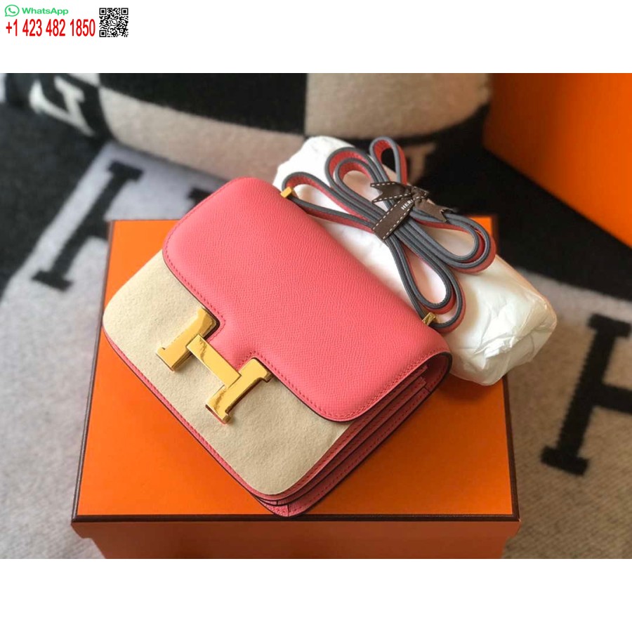 Replik Hermes Constance Umhängetasche Epsom Leder Gold H28412