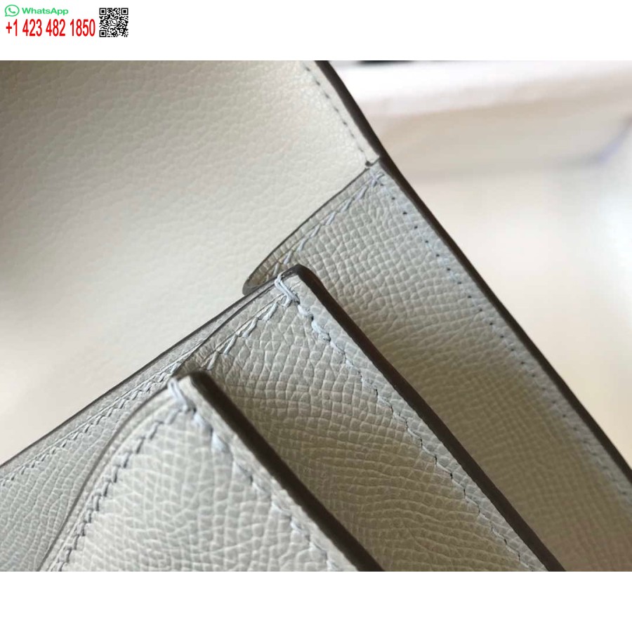 Replica Hermes Constance Crossbody Tas Epsom Leer Goud H28408