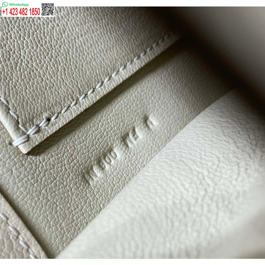 Replika Hermes Evercolor Kelly Danse Ii 22cm Læder Crossbody Taske H20366 Hvid