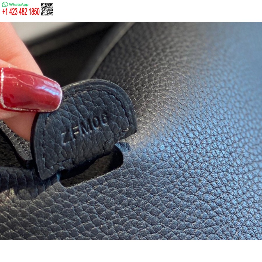 Replica Hermes H083435 Evelyne III 29 Shoulder Bag Silver Hardware Black