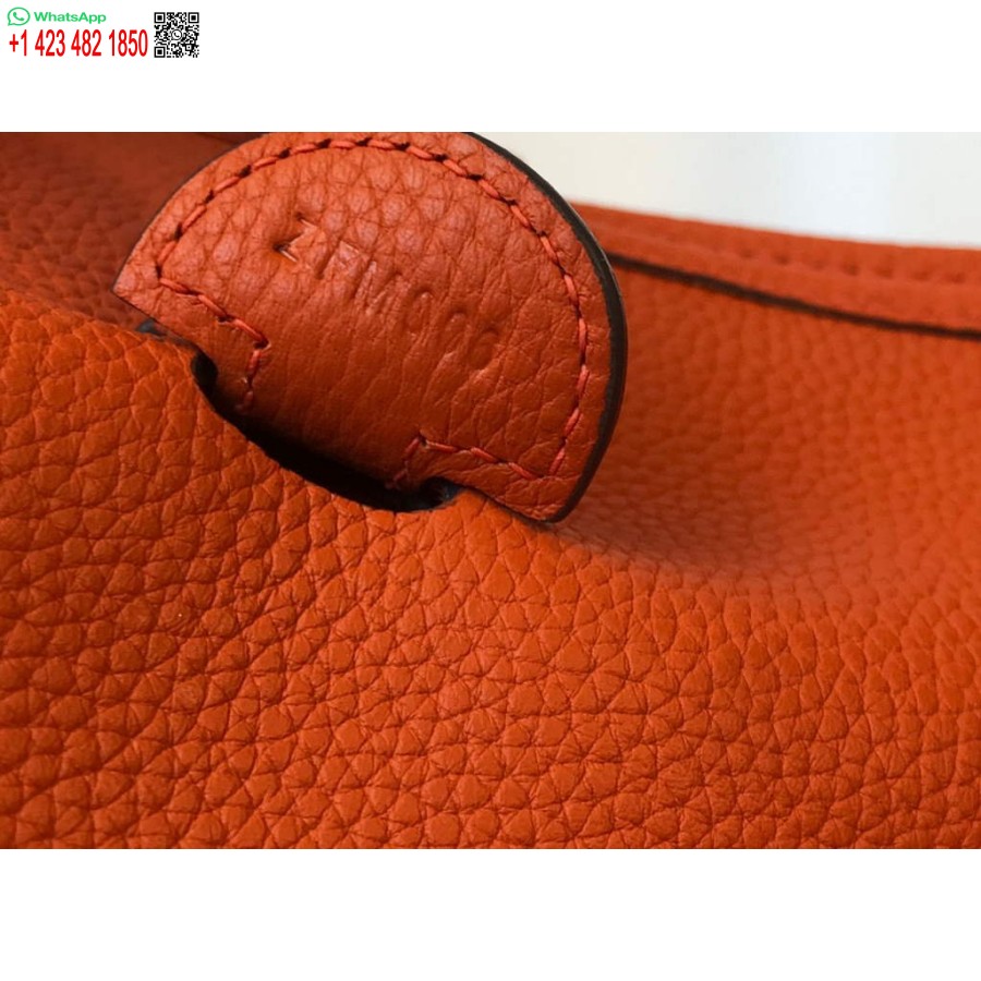 Replika Hermes H083434 Evelyne Iii 29 Taske Designer Hermes Skuldertaske 203871 Orange