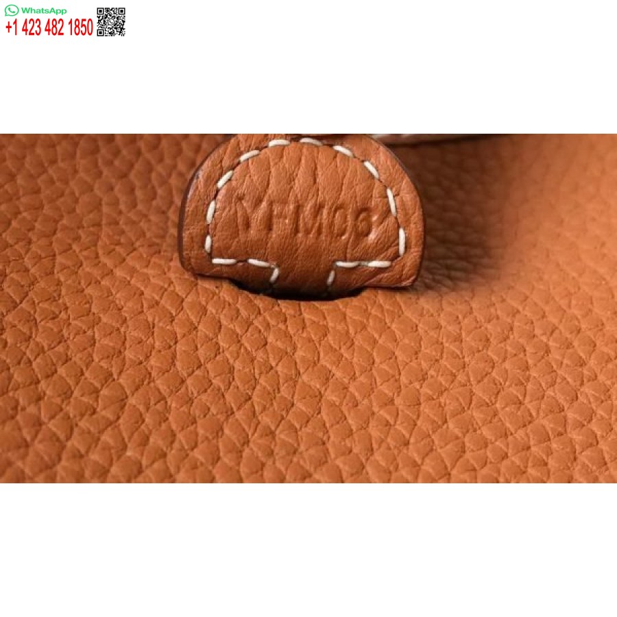 Replica Hermes Evelyne Tas Ontwerper Hermes Mini Crossbody Tas 20386 Gouden Gesp Bruin