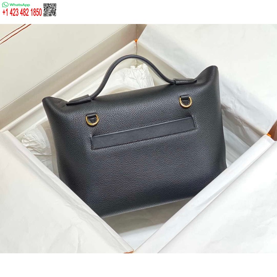 Replica Hermes Kelly 2424 Borsa A Tracolla Nera In Pelle 29 Cm H230268