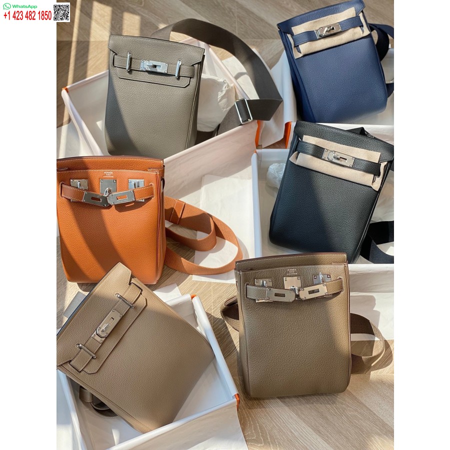 Replika Hermes H083591ck89 Hac A Dos Gm Ruksak Kositar Siva