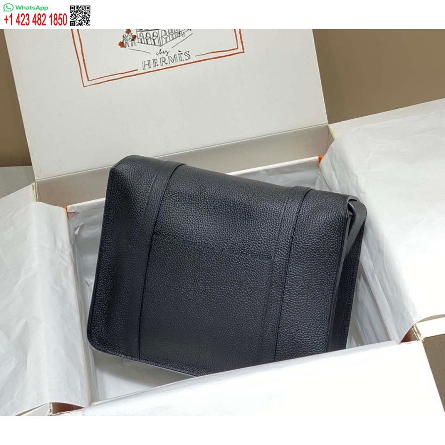 реплика сумки Hermes H074774ck37 Steve Light черная