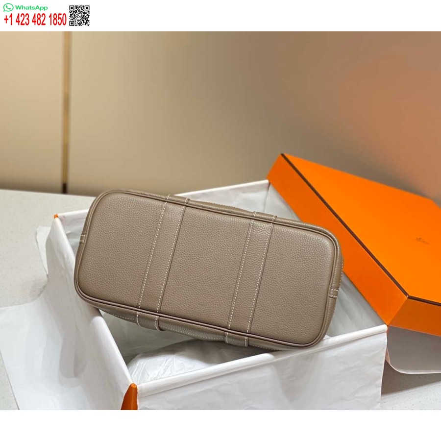 Replika Torbe Hermes Grey Clemence Garden Party 30cm H239044