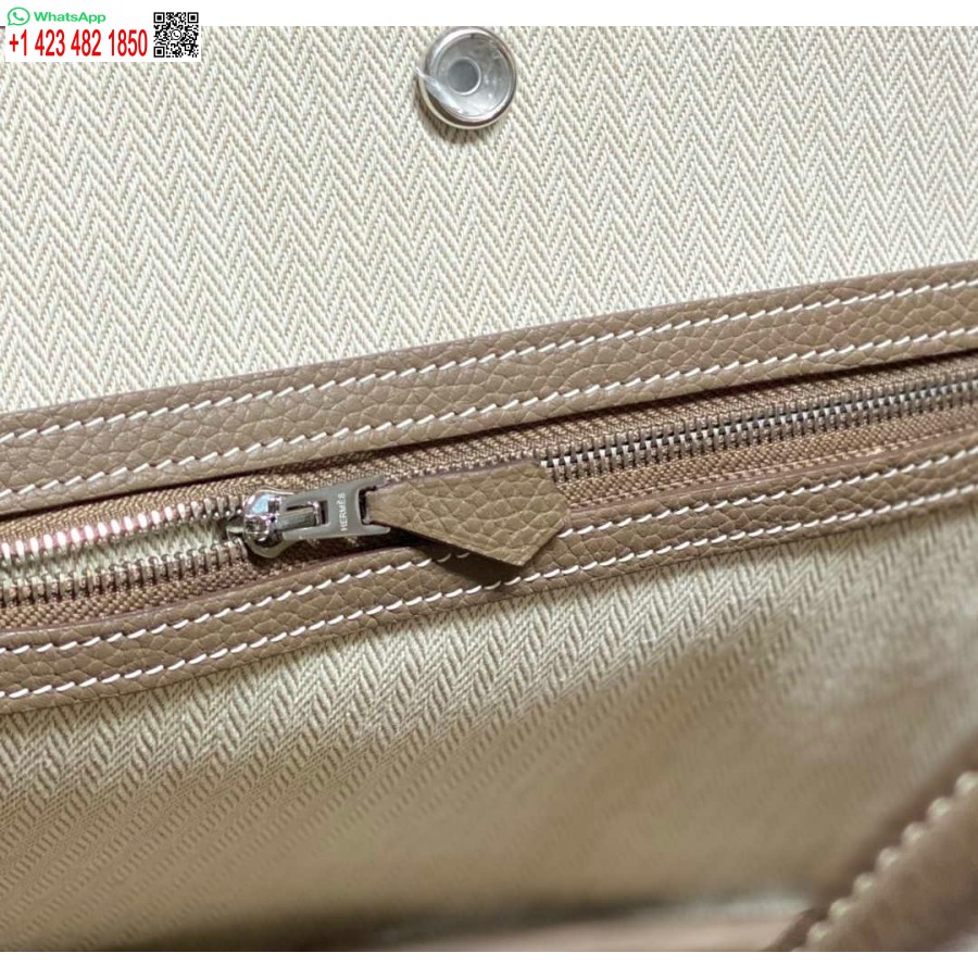 Replika Torbe Hermes Grey Clemence Garden Party 30cm H239044