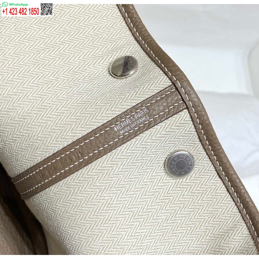 Replika Torbe Hermes Grey Clemence Garden Party 30cm H239044