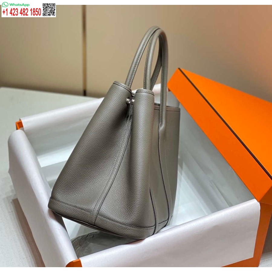 Replika Hermes Tmavošedá Togo Stredná Záhradná Párty 36cm Taška H239059