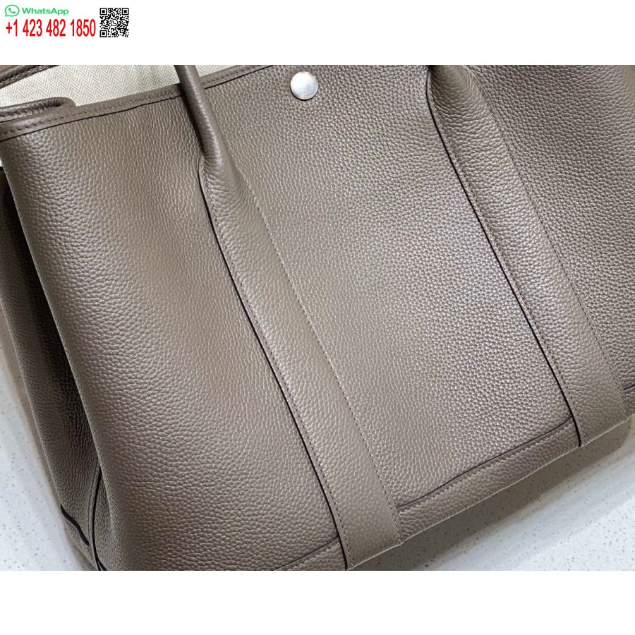 Replika Hermes Tmavošedá Togo Stredná Záhradná Párty 36cm Taška H239059