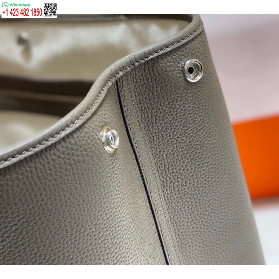 Replika Hermes Tmavošedá Togo Stredná Záhradná Párty 36cm Taška H239059