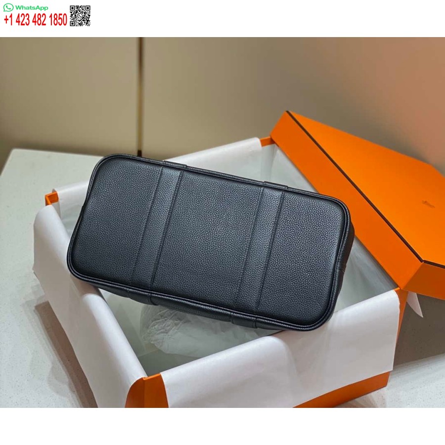 Replika Torby Hermes Black Togo Medium Garden Party 36 Cm H239055