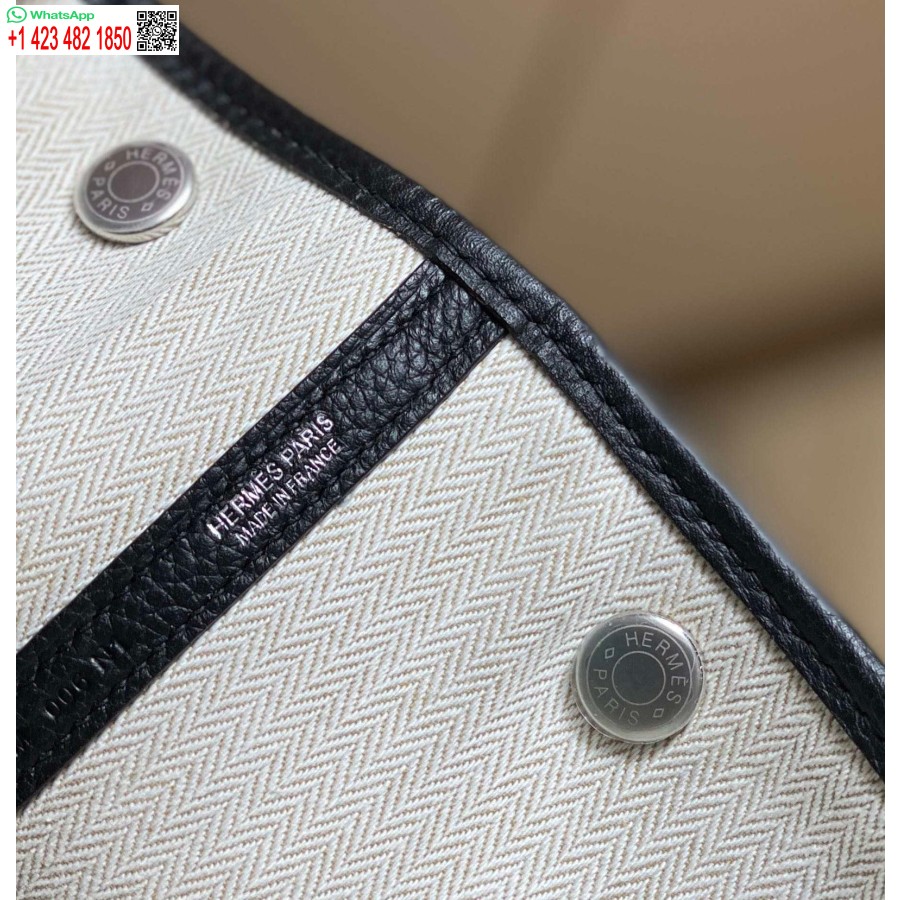 Replika Torby Hermes Black Togo Medium Garden Party 36 Cm H239055