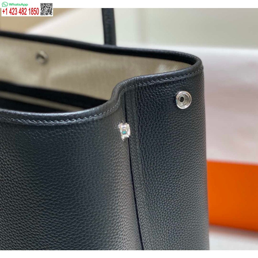 Replika Torby Hermes Black Togo Medium Garden Party 36 Cm H239055