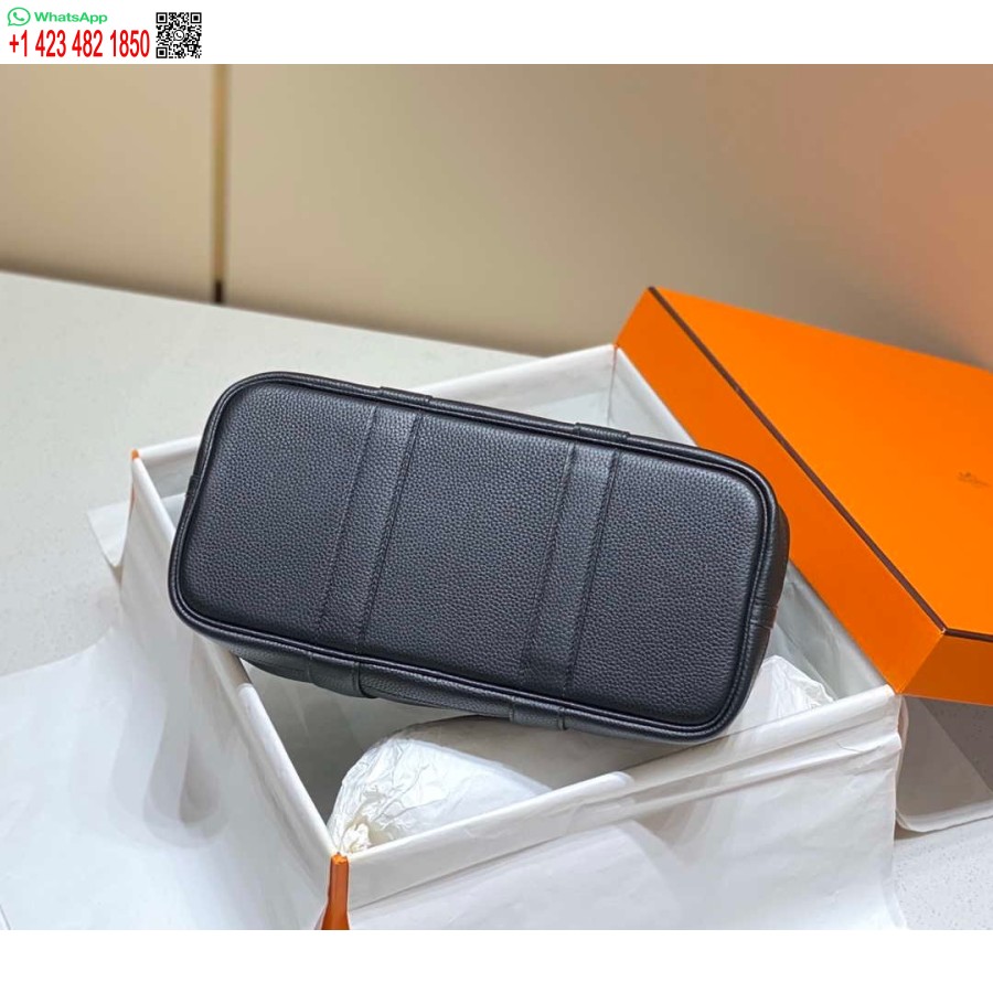 Replica Hermes Black Clemence Dārza Ballīte 30cm Soma H239047