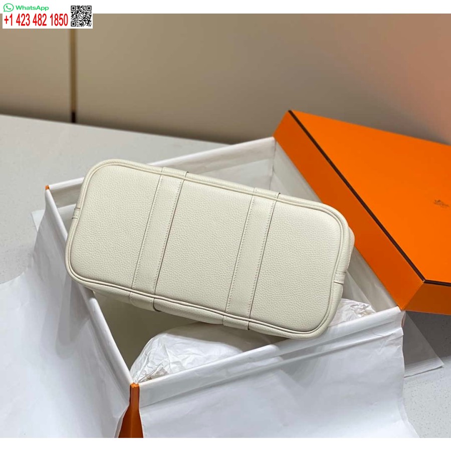 Replika Hermes Béžová Clemence Garden Party 30cm Taška V239042