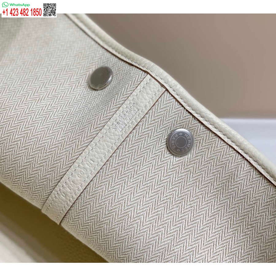 Replika Hermes Béžová Clemence Garden Party 30cm Taška V239042