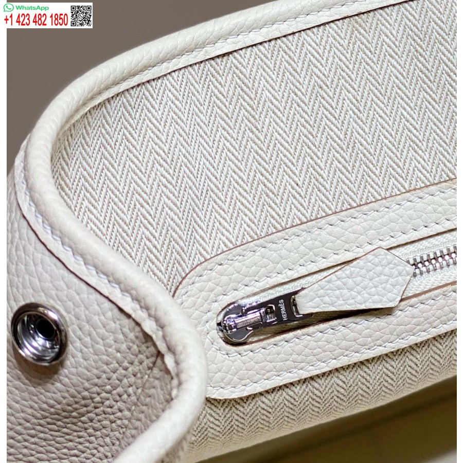 Replika Hermes Béžová Clemence Garden Party 30cm Taška V239042