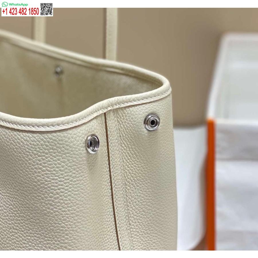 Replika Hermes Béžová Clemence Garden Party 30cm Taška V239042