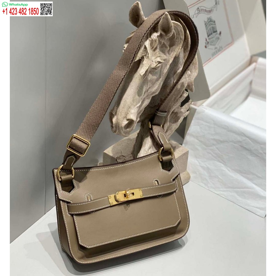 Réplique Hermes 316413 Jypsiere Cuir Hermes Sacs Éléphant Gris H900912