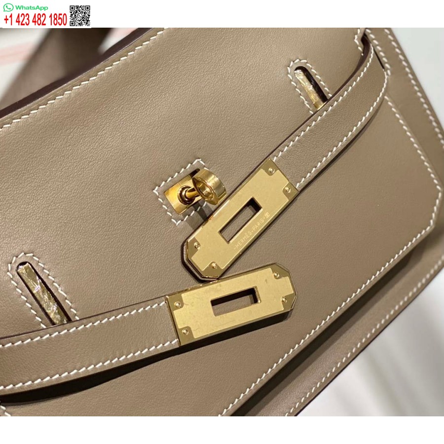 Réplique Hermes 316413 Jypsiere Cuir Hermes Sacs Éléphant Gris H900912