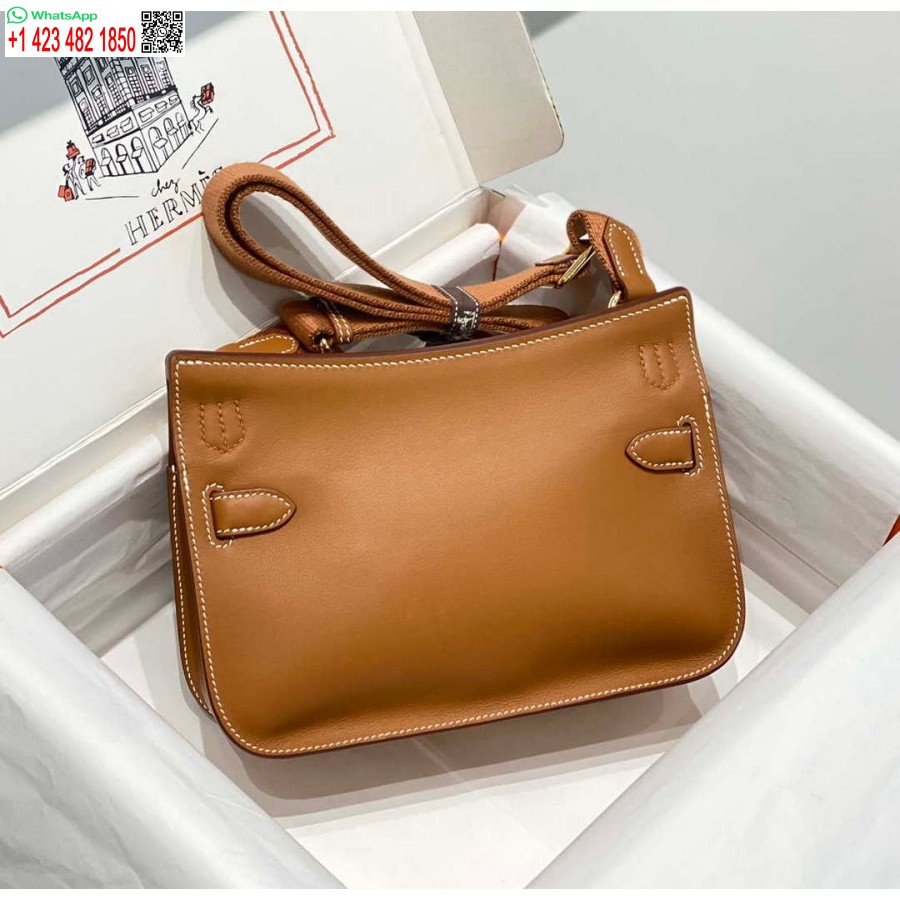 Реплика Hermes 316413 Jypsiere кожаные сумки Hermes коричневые H900921