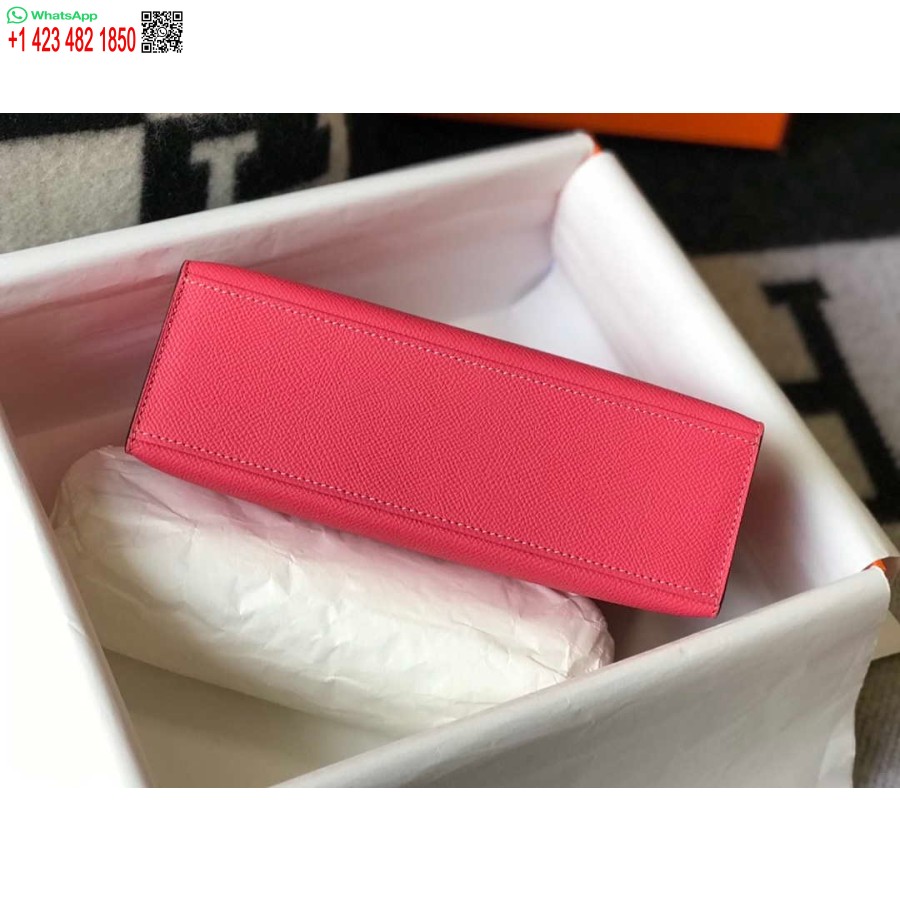 Replik Hermes Mini Kelly Pochette H230225 Epsom Leder Lippenstift Pulver