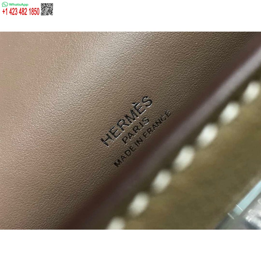 レプリカエルメスケリーポシェットスイフトレザークラッチバッグシルバーh230262