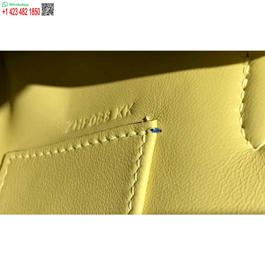 Replica Hermes Kelly Pochette Swift Pochette In Pelle Argento H230260