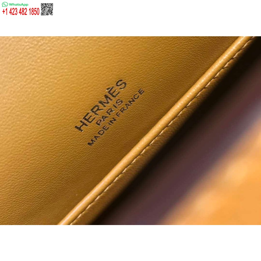 Replika Hermes Kelly Pochette Greitas Odinis Sankabos Krepšys Auksinis H230276