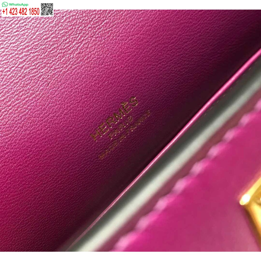 ماکت هرمس کلی پوچت کیف کلاچ چرم سوئیفت طلا H230273