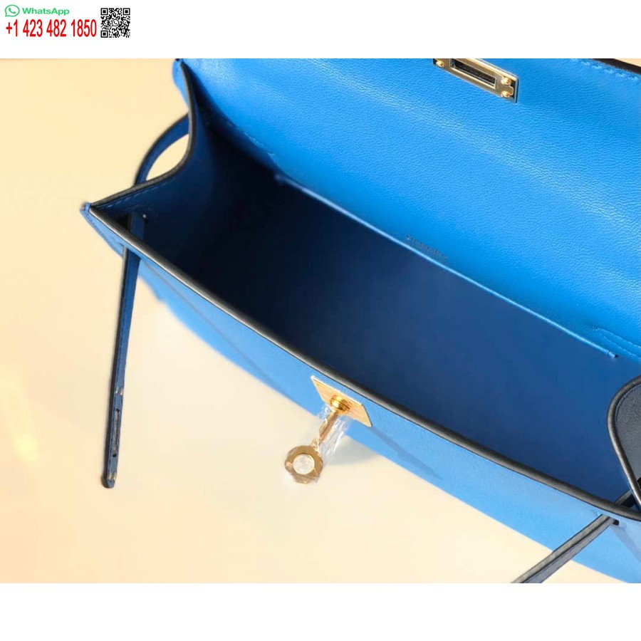 レプリカエルメスケリーポシェットスウィフトレザークラッチバッグゴールドh230267