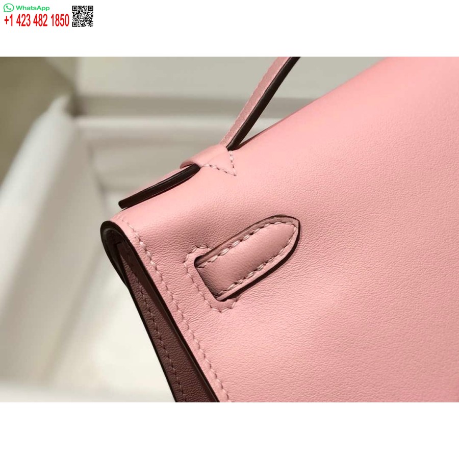 Replik Hermes Kelly Pochette Swift Leder-Clutch-Tasche Gold H230251