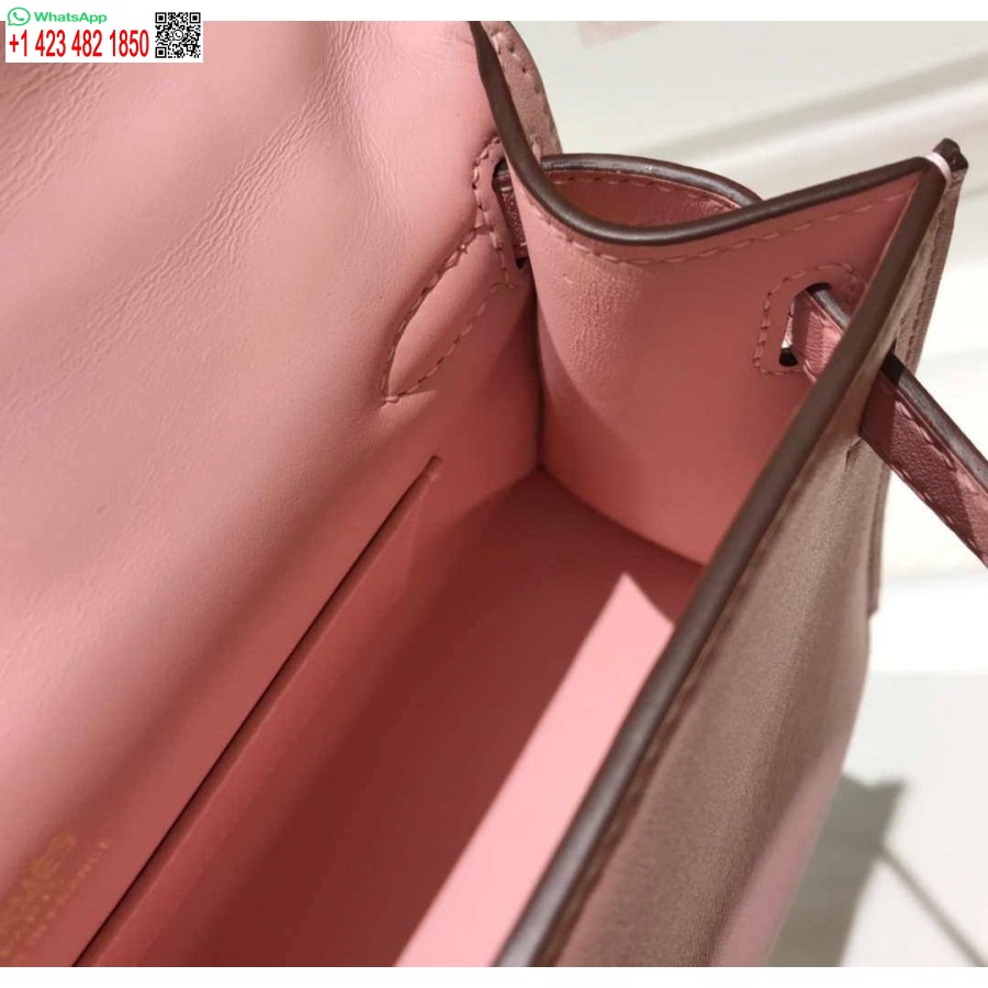 Replik Hermes Kelly Pochette Swift Leder-Clutch-Tasche Gold H230251