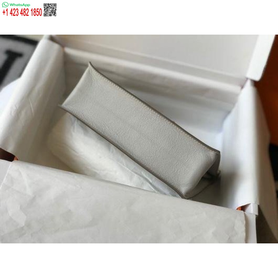 Replika Hermes Kelly Danse 22cm Kožená Taška 20360 šedá