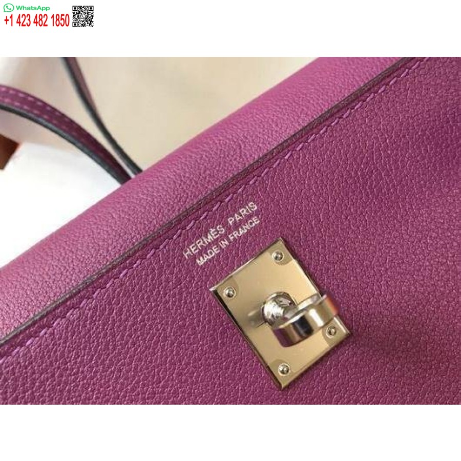 Replica Hermes Kelly Danse 22cm Nahkalaukku 20358 Violetti
