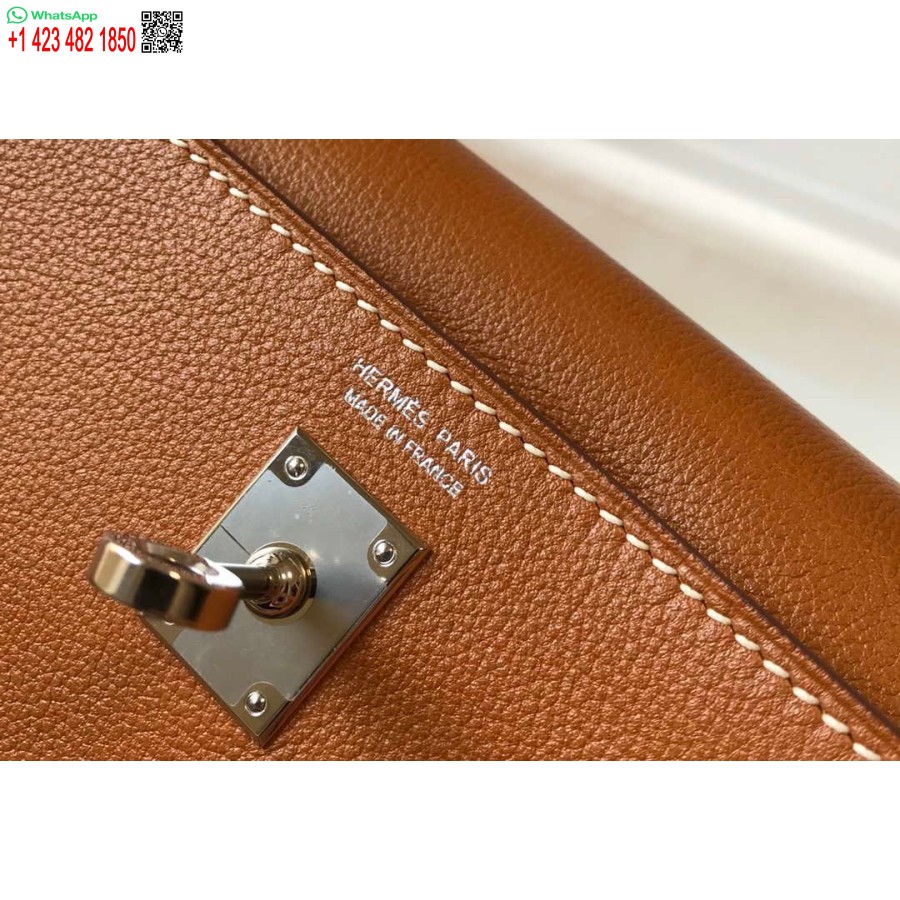 Réplique Hermes Kelly Danse Sac En Cuir 22cm 20353 Tan