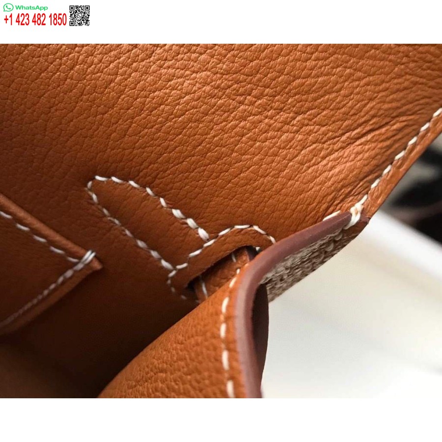 Replica Borsa Hermes Kelly Hermes Mini Borsa A Tracolla Epsom Da 19 Cm Marrone Chiaro 20467