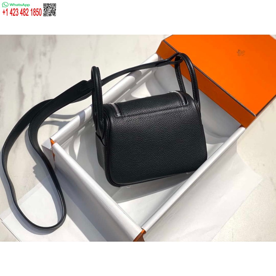 طبق الاصل هيرميس H079086 ليندي حقيبة صغيرة 19 سم H231930