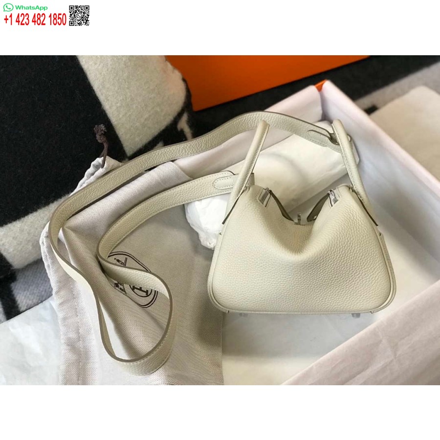 طبق الاصل هيرميس H079086 ليندي حقيبة صغيرة 19 سم H231928