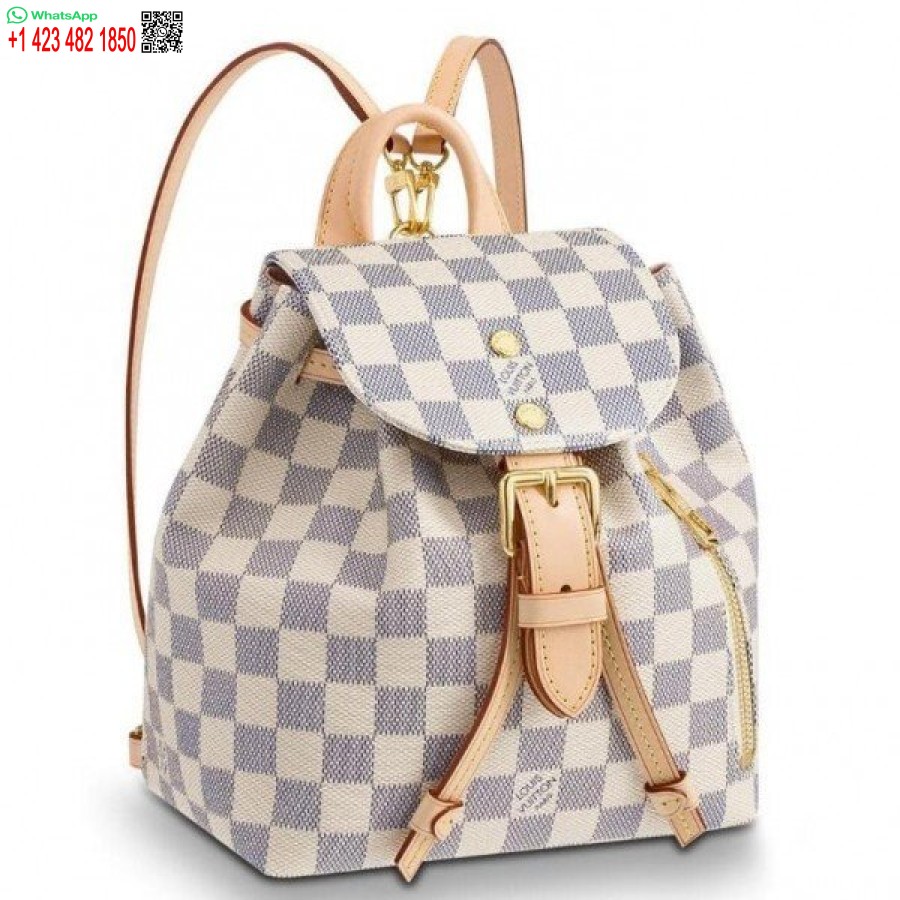 Replika Louis Vuitton Sperone Bb Ruksak Damier Azur N44026 Blv010