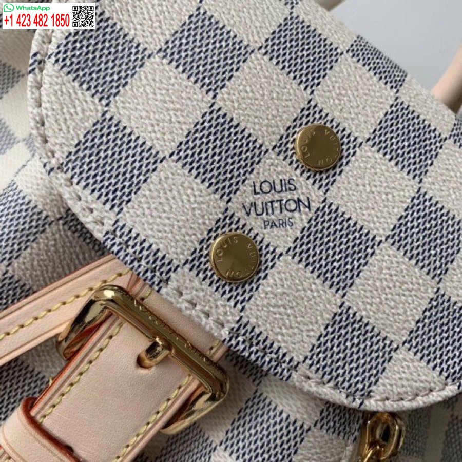 Replika Louis Vuitton Sperone Bb Ruksak Damier Azur N44026 Blv010